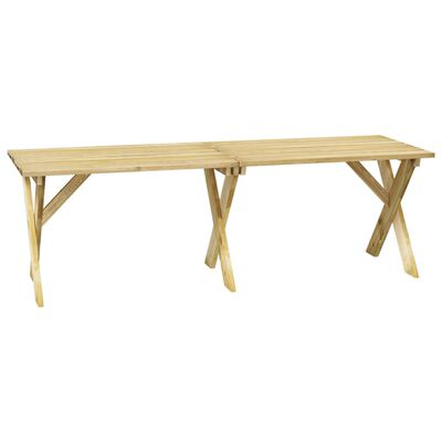 vidaXL Záhradný stôl 220x73x70 cm impregnované borovicové drevo