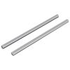 vidaXL Z&aacute;vitov&eacute; tyče 2 ks Strieborn&aacute; M6 x 120 mm Kov