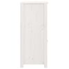 vidaXL Komoda biela 40x35x80 cm borovicový masív