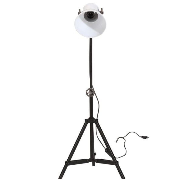 vidaXL Podlahov&aacute; lampa 25 W biela 35x35x65/95 cm E27