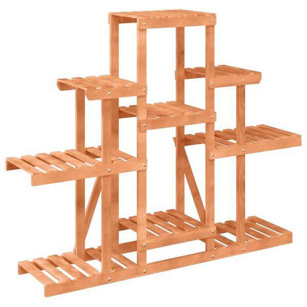 vidaXL Stojan na kvetiny 110x25x96 cm masívna jedľa