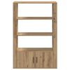 vidaXL Serv&iacute;rovacia skriňa dub artisan 30 x 80 x 119.5 cm