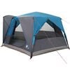 vidaXL Cabin Tent 7-Person 7-miestny Modr&aacute; 185T Polyester s PU n&aacute;terom