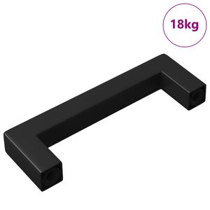 vidaXL Rukov&auml;ť n&aacute;bytku 530 ks Čierny 105 x 12 x 36 mm Železo