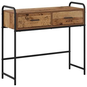 vidaXL Konzolov&yacute; st&ocirc;l Star&eacute; drevo 90 x 33 x 80,5 cm Kompozitn&eacute; drevo