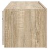 vidaXL TV nástenná skrinka s LED svetlami dub sonoma 80x35x31 cm