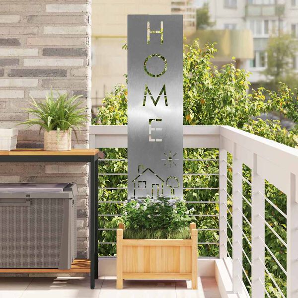 vidaXL Záhradná clona na súkromie Rezací Strieborná 32 x 140 cm