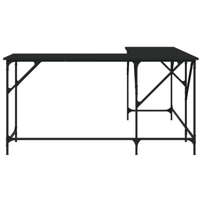 vidaXL Stôl čierny 149x149x75 cm kompozitné drevo