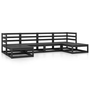 vidaXL 6-dielna z&aacute;hradn&aacute; sedacia s&uacute;prava, borovicov&yacute; mas&iacute;v