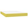 vidaXL Boxspring posteľ s matracom zelen&aacute; 140x190 cm l&aacute;tka