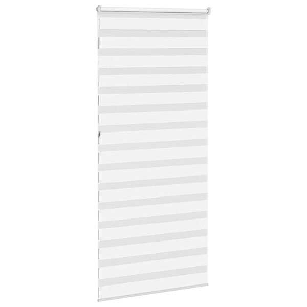 vidaXL Zebra roleta biela 110x230 cm &scaron;&iacute;rka l&aacute;tky 105,9cm polyester