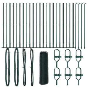 vidaXL Stĺp na plot. Zelen&aacute;