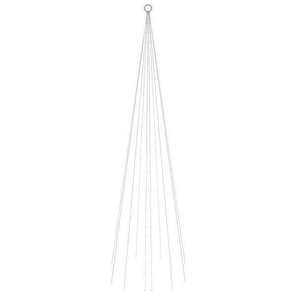 vidaXL Vianočn&yacute; stromček na tyč 310 modr&yacute;ch LED 300 cm