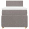 vidaXL Posteľn&yacute; r&aacute;m boxspring s matracom sivohned&yacute; 90x190 cm l&aacute;tka
