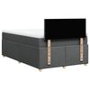 vidaXL Boxspring posteľ s matracom tmavosiv&yacute; 120x200 cm l&aacute;tka