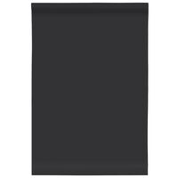 vidaXL Tapeta na nábytok samolepiaca matná čierna 90x500 cm PVC
