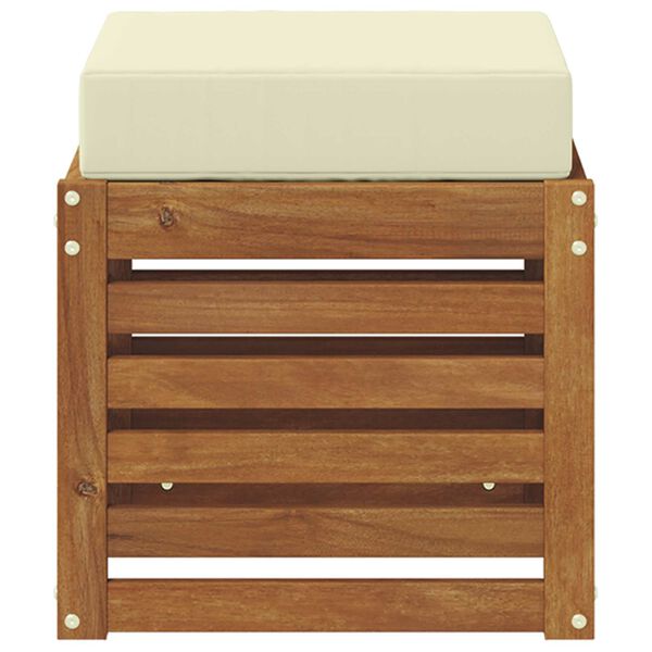 vidaXL Z&aacute;hradn&aacute; stolička, lavička Pevn&eacute; ak&aacute;ciov&eacute; drevo Pr&iacute;rodn&aacute;