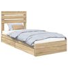 vidaXL &Uacute;ložn&aacute; posteľ Sonoma dub 90 x 200 cm Kompozitn&eacute; drevo