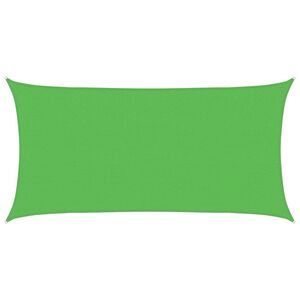 vidaXL Tieniaca plachta 160 g/m&sup2; obdĺžnik svetlozelen&aacute; 2x3,5 m HDPE