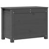 vidaXL Úložný box sivý 60x32x45,5 cm masívna borovica