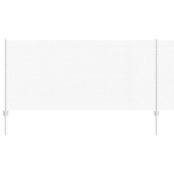 vidaXL Plot s podperou Strieborn&aacute; 1 x 50 m Oceľ