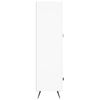 vidaXL Vysoká skrinka biela 69,5x31x115 cm kompozitné drevo