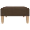 vidaXL Podnožka hnedá 78x56x32 cm látková