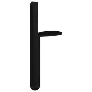 vidaXL Nohy n&aacute;bytku 2 pcs Čierna 66 x 36 x 160 mm Železo