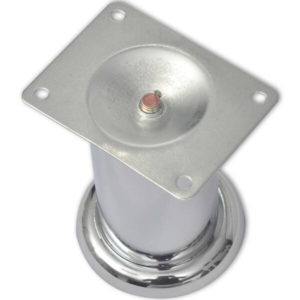 vidaXL Nohy na pohovku 8 ks okrúhle 60 mm chrómové