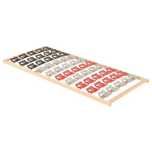 vidaXL R&aacute;m postele s 12 lamelami a podperami 70x200 cm