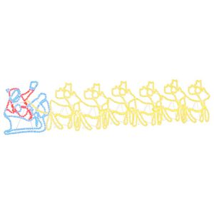 vidaXL Vianočn&aacute; dekor&aacute;cia Viacfarebn&yacute; 69 x 79 cm PVC