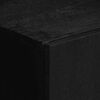 vidaXL Komoda čierna 90x33x75 cm kompozitn&eacute; drevo