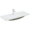 vidaXL Vstavan&eacute; um&yacute;vadlo s bat&eacute;riou 101x39x18 cm keramika biele