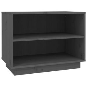 vidaXL Skrinka na top&aacute;nky siv&aacute; 60x34x45 cm mas&iacute;vna borovica