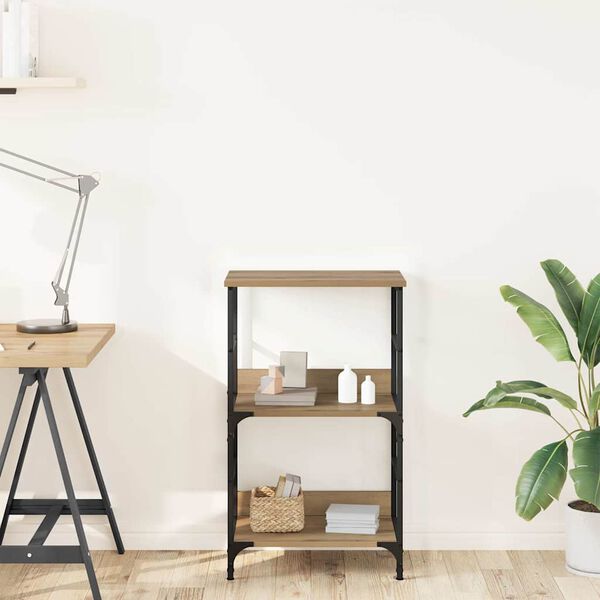 vidaXL Knižnica dub artisan 50x33x82 cm kompozitn&eacute; drevo