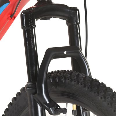 vidaXL Horský bicykel 21 rýchlostí 29" koleso 48 cm rám červený
