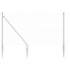 vidaXL Z&aacute;hradn&yacute; eur&oacute;psky plot s hrotmi 10 x 1 m Pozinkovan&aacute; oceľ