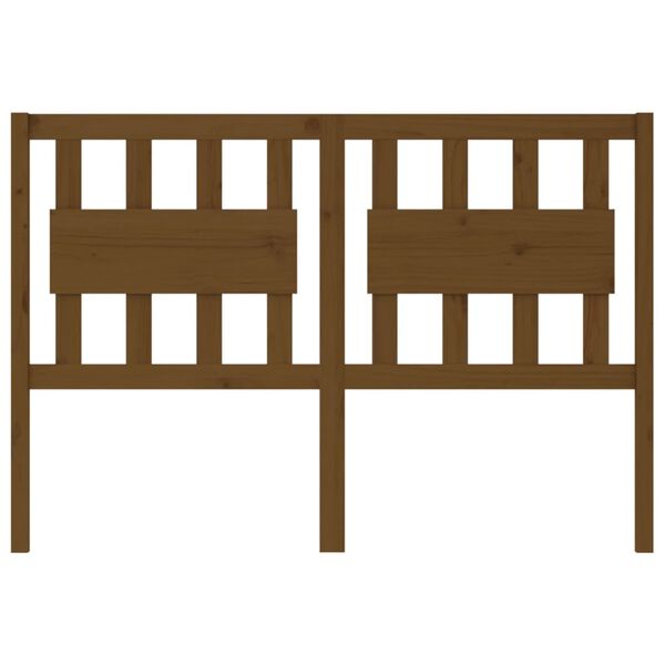 vidaXL Čelo postele medovo-hnedé 145,5x4x100 cm masívna borovica