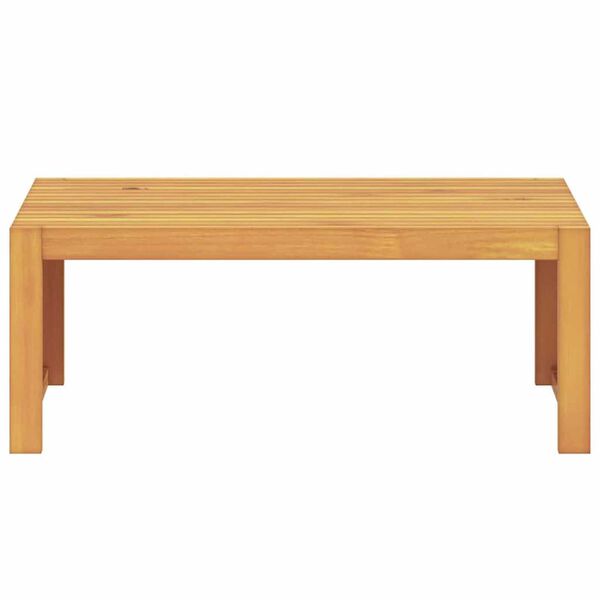 vidaXL Bočn&yacute; st&ocirc;l Hned&aacute; 90 x 45 x 35 cm Pevn&eacute; ak&aacute;ciov&eacute; drevo