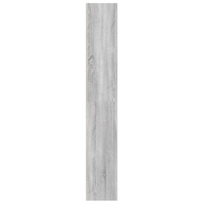 vidaXL 5-poschodová knižnica sivá sonoma 60x30x189 cm spracované drevo