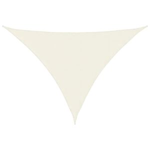 vidaXL Tieniaca plachta oxfordsk&aacute; l&aacute;tka trojuholn&iacute;kov&aacute; 5x7x7 m kr&eacute;mov&aacute;