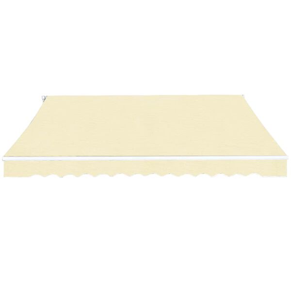 vidaXL Zaťahovacia mark&iacute;za ručne ovl&aacute;dan&aacute; 400 cm kr&eacute;mov&aacute;