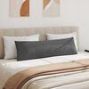 vidaXL Vankúše na pohovku 2 pcs Tmavo šedá 145 x 40 cm