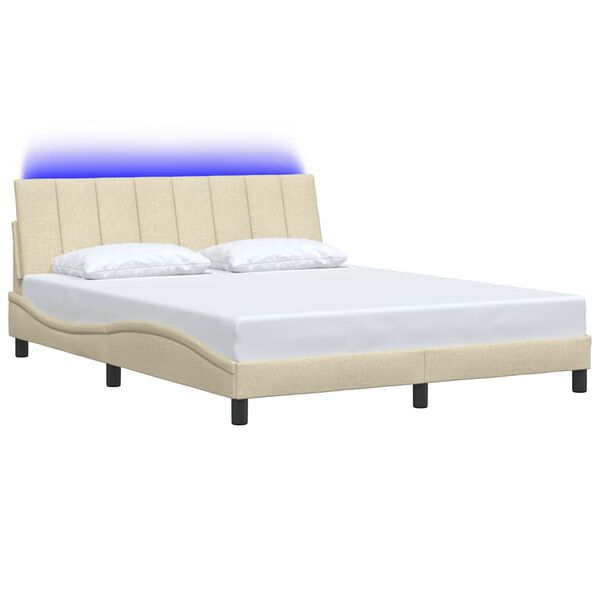 vidaXL R&aacute;m postele bez matraca Hanko kr&eacute;mov&aacute; 160x200 cm l&aacute;tka