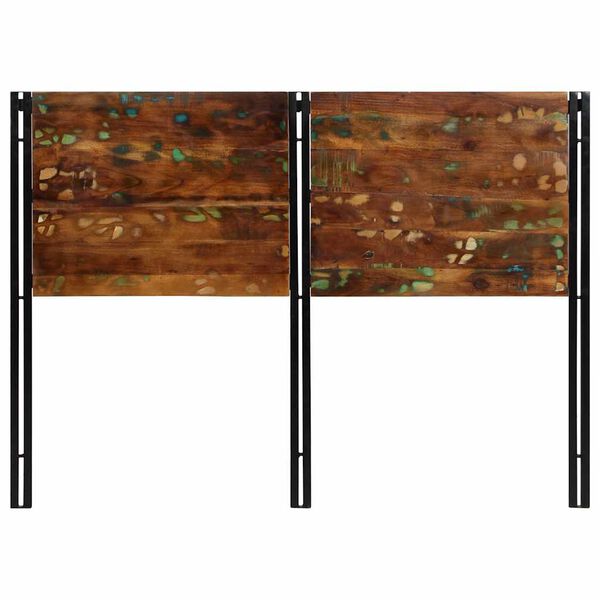 Čelo vidaXL 140 cm Recyklovan&eacute; mas&iacute;vne drevo a železo