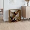 VidaXL Skrinka na v&iacute;no medovohned&aacute; 62x25x62 cm mas&iacute;vna borovica