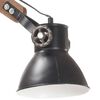 vidaXL Nástenná lampa, industriálny štýl, čierna, okrúhla E27