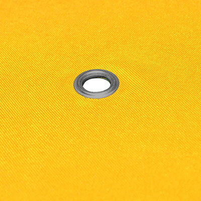vidaXL Dvojitá strieška na altánok 310 g/m², 4x3 m, žltá