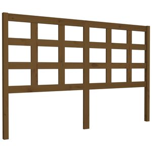 vidaXL Čelo postele medovo-hned&eacute; 156x4x100 cm mas&iacute;vna borovica