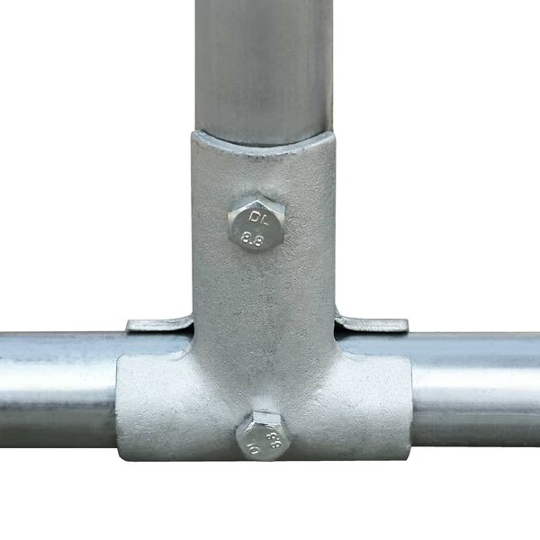 vidaXL Vonkaj&scaron;ia klietka pre sliepky 2x2x1,92 m, pozinkovan&aacute; oceľ